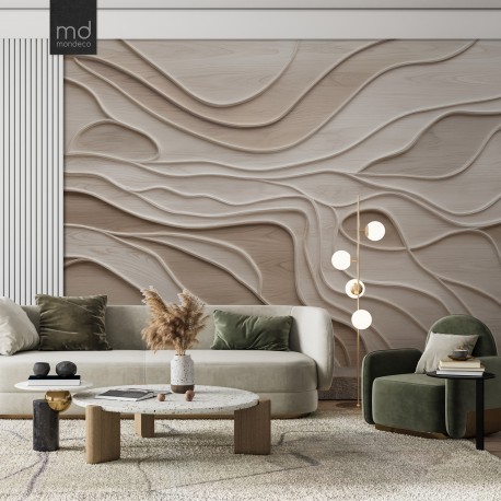 Бесшовные обои Древесные мотивы (арт. der02), Mondeco