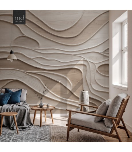 Бесшовные обои Древесные мотивы (арт. der02), Mondeco