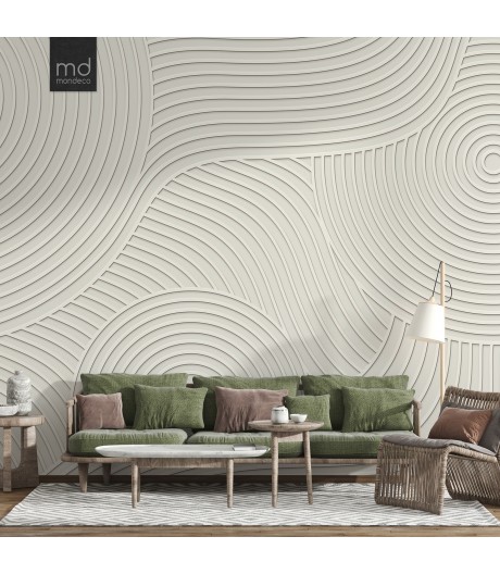 Бесшовные обои Круги бесконечности (арт. geo20), Mondeco