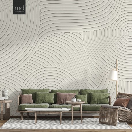 Бесшовные обои Круги бесконечности (арт. geo20), Mondeco