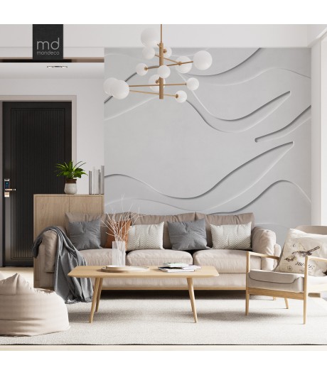 Бесшовные обои Абстрактный ритм (арт. geo22), Mondeco