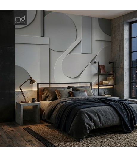 Бесшовные обои Абстрактный покой (арт. geo26), Mondeco