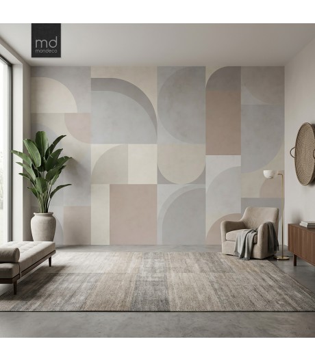 Бесшовные обои Геометрические арки (арт. geo07), Mondeco