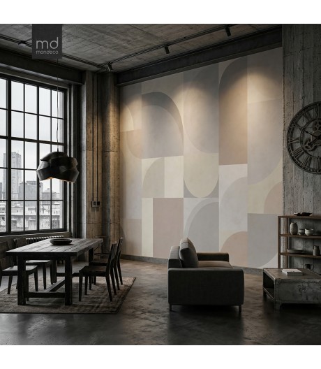 Бесшовные обои Геометрические арки (арт. geo07), Mondeco