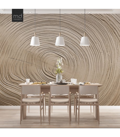Бесшовные обои Дерево кольца (арт. der12), Mondeco