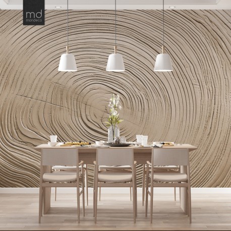Бесшовные обои Дерево кольца (арт. der12), Mondeco