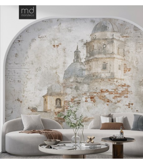 Бесшовные обои Шепот кирпичной стены (арт. kir05), Mondeco