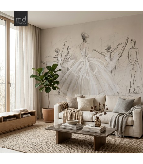 Бесшовные обои Балерина (арт. fit19), Mondeco