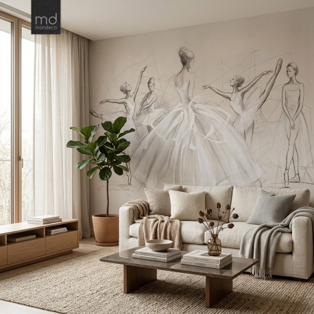 Бесшовные обои Балерина (арт. fit19), Mondeco
