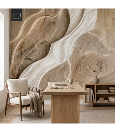 Бесшовные обои Текстурный танец (арт. der15), Mondeco