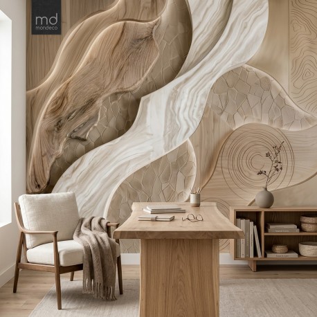 Бесшовные обои Текстурный танец (арт. der15), Mondeco