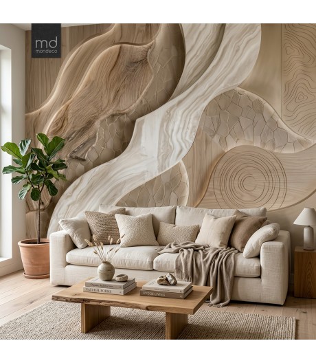 Бесшовные обои Текстурный танец (арт. der15), Mondeco