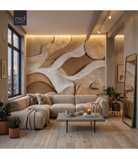 Бесшовные обои Текстурный оазис (арт. der16), Mondeco