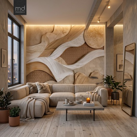 Бесшовные обои Текстурный оазис (арт. der16), Mondeco