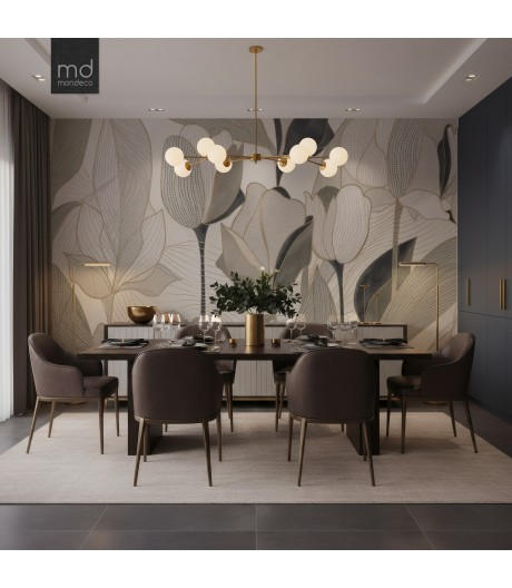 Бесшовные обои Тюльпаны (арт. fw99), Mondeco