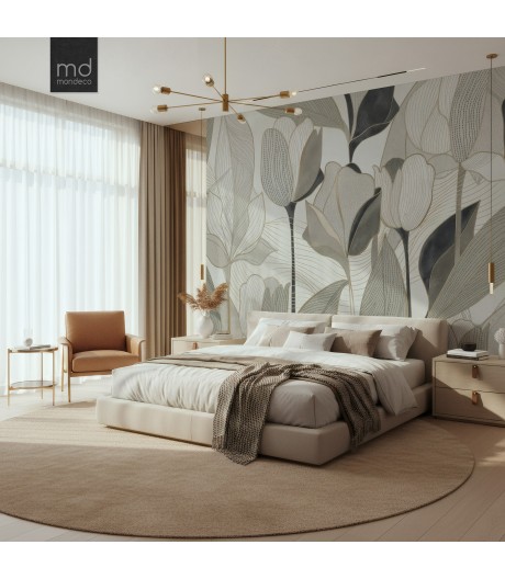 Бесшовные обои Тюльпаны (арт. fw99), Mondeco