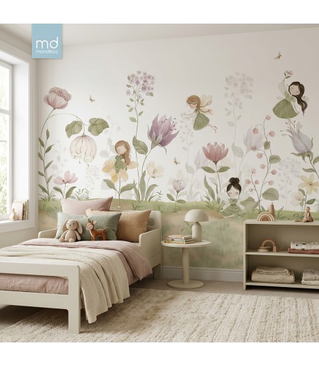 Бесшовные обои для детской комнаты Феи (арт.fairy02), Mondeco