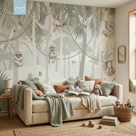 Бесшовные фотообои Ленивцы (арт. a36), Mondeco